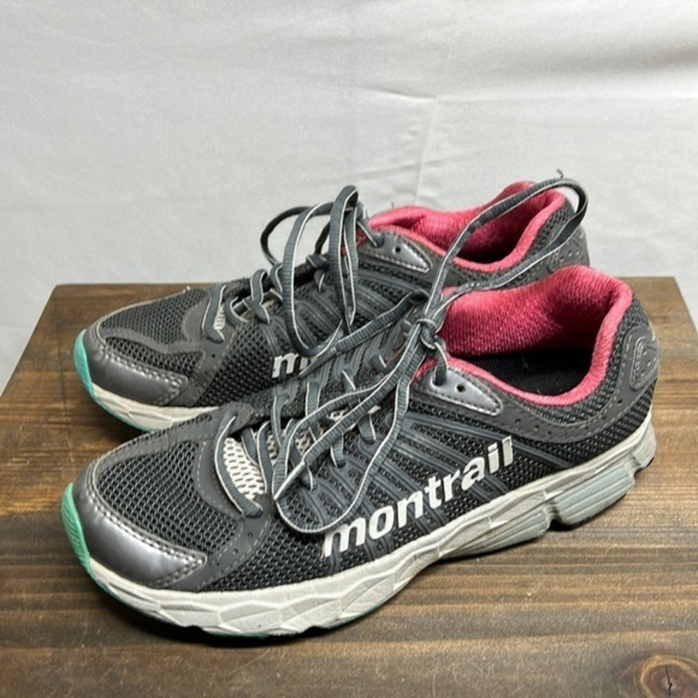 Montrail Trail Running‎ Shoes Hiking Sneakers Gray Mesh Fluid Foam Women Size 8